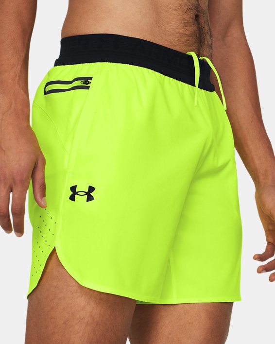 Men's UA Vanish Elite Shorts, Yellow, pdpMainDesktop image number 3
